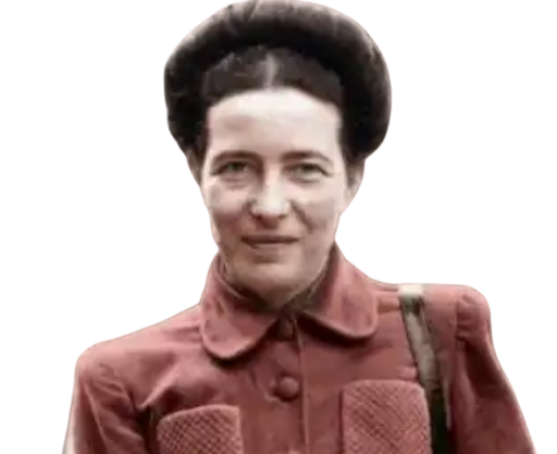 <p>Simone de Beauvoir</p>